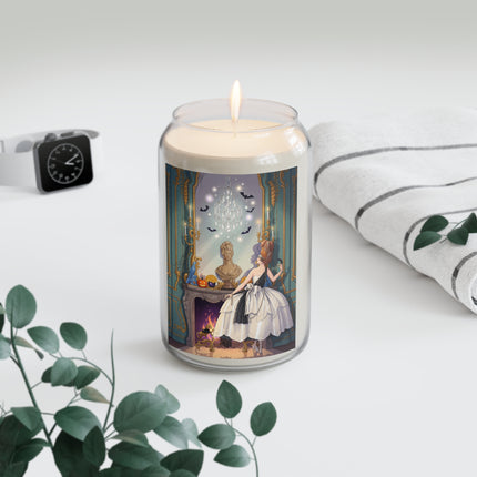 🕯️🎃 The Moonlit Manor Drawing Room Scented Soy Candle – Elegant Halloween Charm