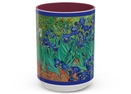 Irises by Vincent Van Gogh Colorful Mugs (11oz, 15oz)