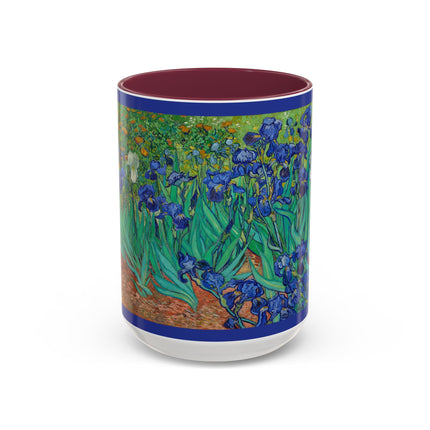 Irises by Vincent Van Gogh Colorful Mugs (11oz, 15oz)