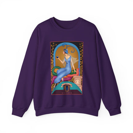 September & Sapphire (from the Gem Series) by Sofia Chiostri Heavy Blend™ Crewneck Sweatshirt