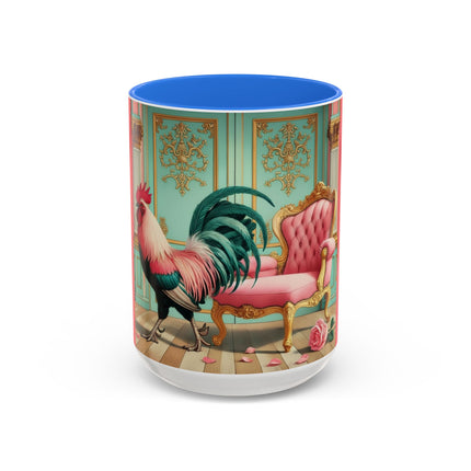 The Salon Rooster Colorful Mugs (11oz, 15oz)