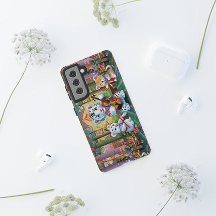 Melodies of the Snow Lion Cub Phone Cases