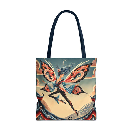 The Dragon Fairy of the Temple Tote Bag – Mythic Grace & Ancient Power