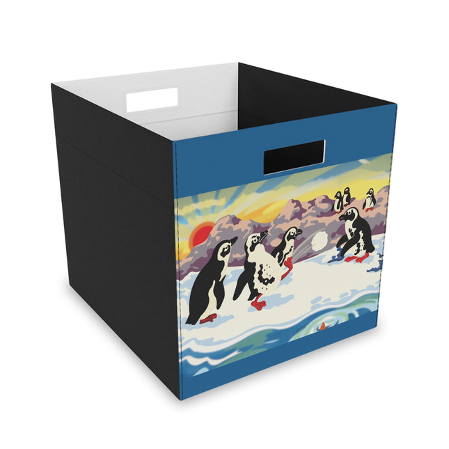 Snowball Shenanigans Felt Storage Box