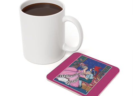 The Jealous Parrot by George Barbier Cork Back Coaster