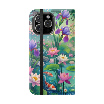 Fairy of the Koi Pond Flip Case – Mystical Harmony & Pond Enchantment