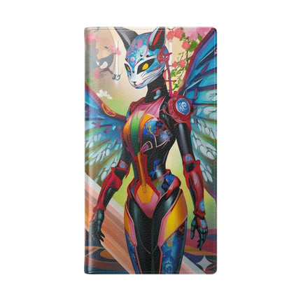 🦊🦋 Cyber Kitsune Butterfly Guardian Phone Case – Neon Magic & Digital Dreams