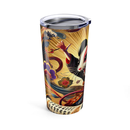 Theatrical Mouse on a Mission Tumbler 20oz