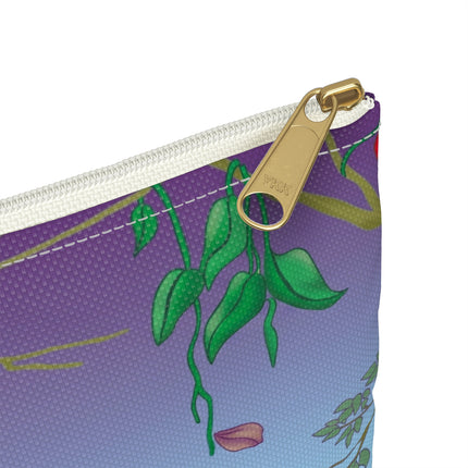 A Fairy’s Delight Accessory Pouch – Art Deco Whimsy & Floral Grace