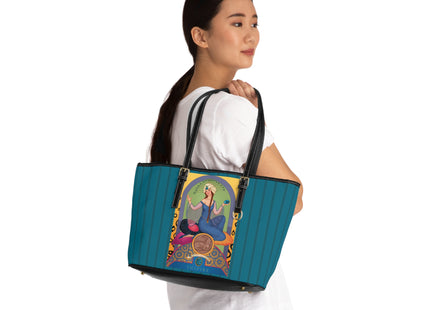 December & Tanzanite (from the Gem Series) by Sofia Chiostri PU Leather Shoulder Bag