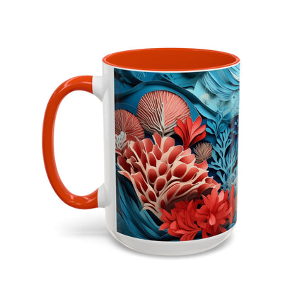 Enchanting Underwater Scene Colorful Mugs (11oz, 15oz)