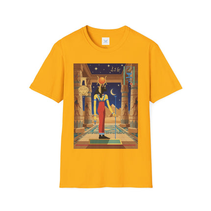 Bastet Egyptian Cat Goddess T-Shirt – Joy, Protection & Feline Grace