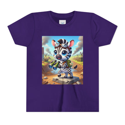 Zebra Lookout Youth Short Sleeve Tee