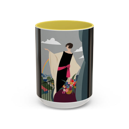 Rainbow Reverie Colorful Mugs – Elegant Renewal & Serene Beauty