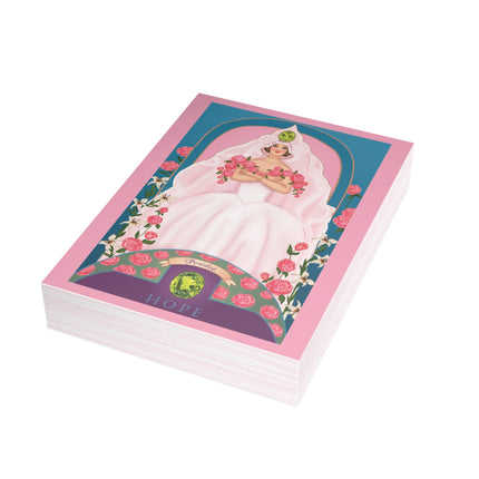 August & Peridot (from the Gem Series) by Sofia Chiostri (envelopes included) - Bundles of 10, 30, 50 Pieces