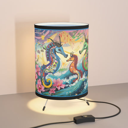 Seahorse Symphony Tripod Lamp