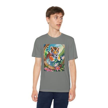 Majestic Tiger Cub Youth Competitor Tee – Courage, Adventure & Fiery Spirit