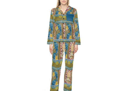 Eagle and Oak, Macaws and Corn by Maurice Pillard Verneuil Women’s Satin Pajamas
