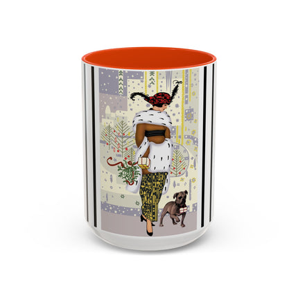 Wrapped in Elegance Colorful Mugs (11oz, 15oz)