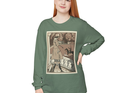 Amazone by Fernand Siméon Unisex Garment-dyed Long Sleeve T-Shirt