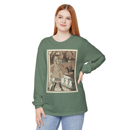 Amazone by Fernand Siméon Unisex Garment-dyed Long Sleeve T-Shirt