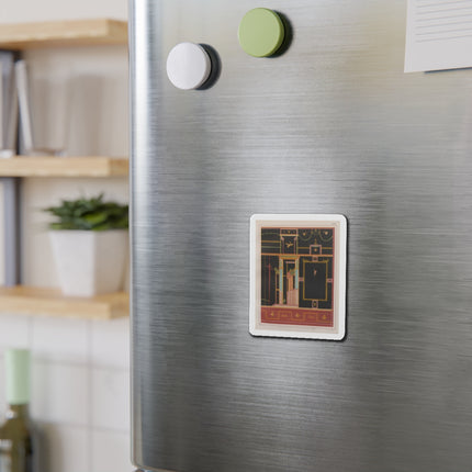 Pompeii Walls Pl.04 by Victor Steeger Die-Cut Magnets (5 Sizes)