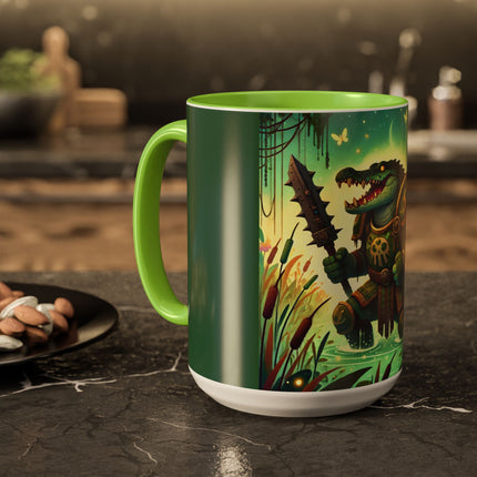 Swamp Tyrant Colorful Mugs (11oz, 15oz)