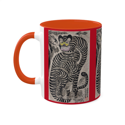 Talismanic Tiger Colorful Mugs, 11oz