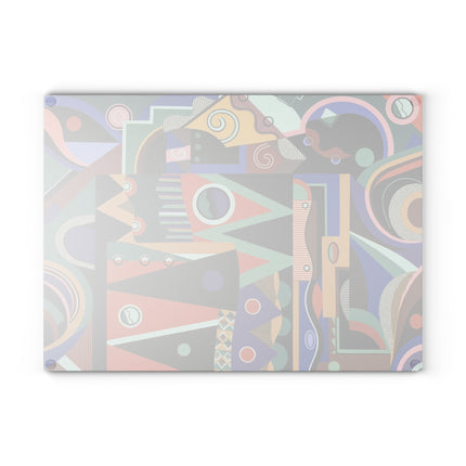 Collection decors et couleurs Pl.03 by Georges Valmiers Glass Cutting Board