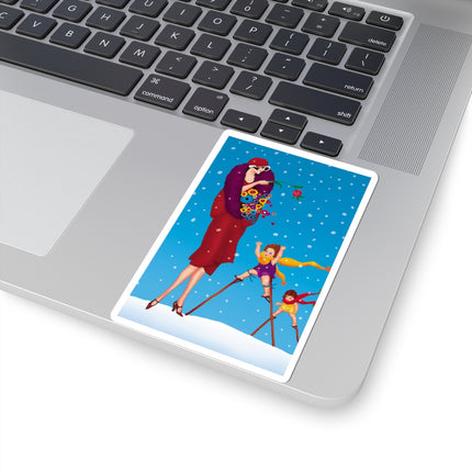 Snowfall & Couture Kiss-Cut Stickers (4 Sizes)