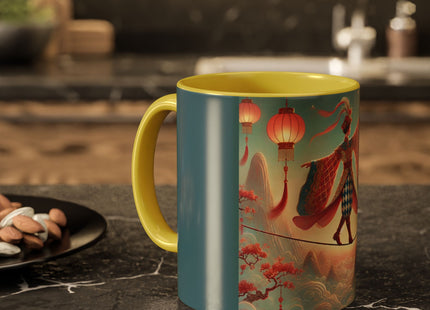 The Lantern Walker Colorful Mugs (11oz, 15oz)