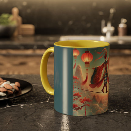 The Lantern Walker Colorful Mugs (11oz, 15oz)