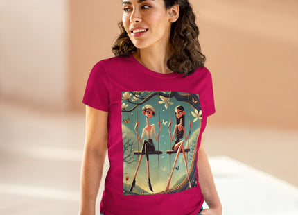 Whispers on the Spring Swing Cotton Tee