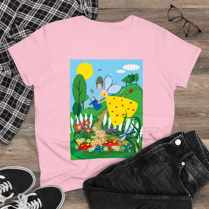 Garden Magic Women's Midweight Cotton Tee