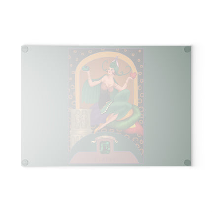May & Emerald Zodiac Glass Cutting Board
