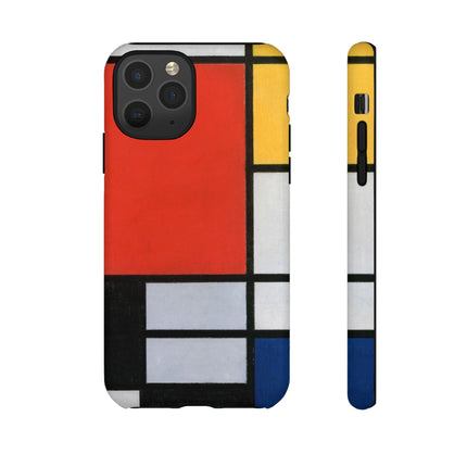 Composition with Red, Yellow, Blue, and Black by Piet Mondrian Phone Cases