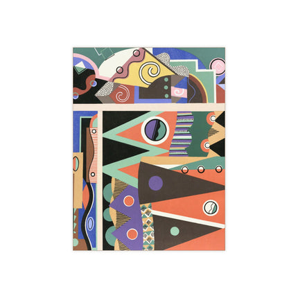 Collection decors et couleurs Pl.03 by Georges Valmiers Ceramic Tile