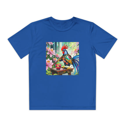 Cyberpunk Rooster Youth Competitor Tee