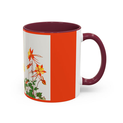 Aquilegia Flowers by Tanigami Kônan Colorful Mugs (11oz, 15oz)