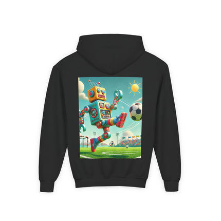 Kickoff Bot! Youth Hooded Sweatshirt – Game Day Energy & Action-Packed Fun