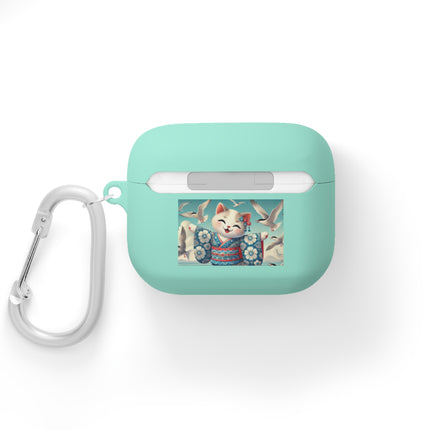 Geisha Kitten by the Seaside AirPods and AirPods Pro Case