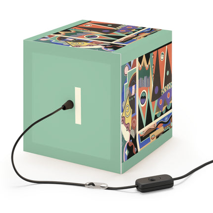 Collection decors et couleurs Pl.03 by Georges Valmiers Light Cube Lamp