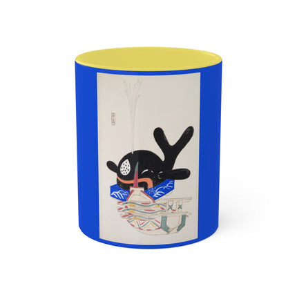 Illustrations of Japanese Toys Pl.009 by Kawasaki Kyosen Colorful Mugs, 11oz