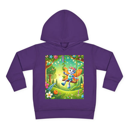 Robot Fairy Toddler Pullover Fleece Hoodie