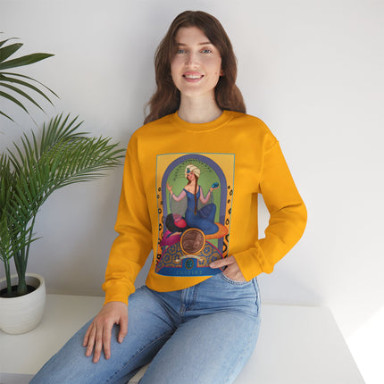 December & Tanzanite (from the Gem Series) by Sofia Chiostri Heavy Blend™ Crewneck Sweatshirt
