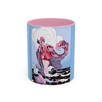 Goddess of the Swirling Sea Colorful Mugs (11oz, 15oz)