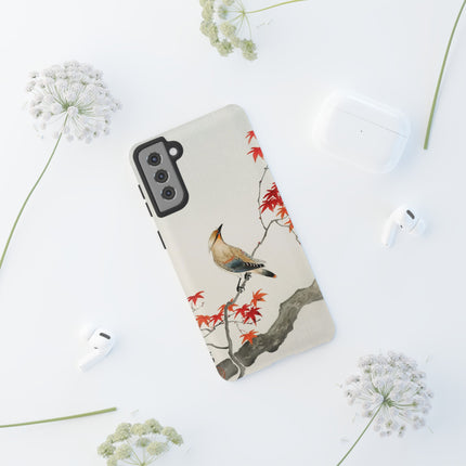 Japanese Bird on Maple by Ohara Koson Phone Cases