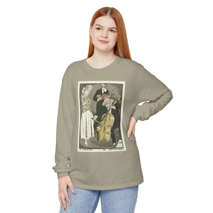 O Maitre el Relicario by Fernand Siméon Garment-dyed Long Sleeve T-Shirt