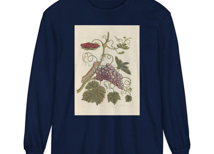 Botanical Pl.49 by Maria Sibylla Garment-dyed Long Sleeve T-Shirt
