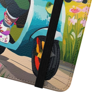 🦓🛴 Stripes on Wheels Flip Case – Sunny Adventures & Storybook Fun